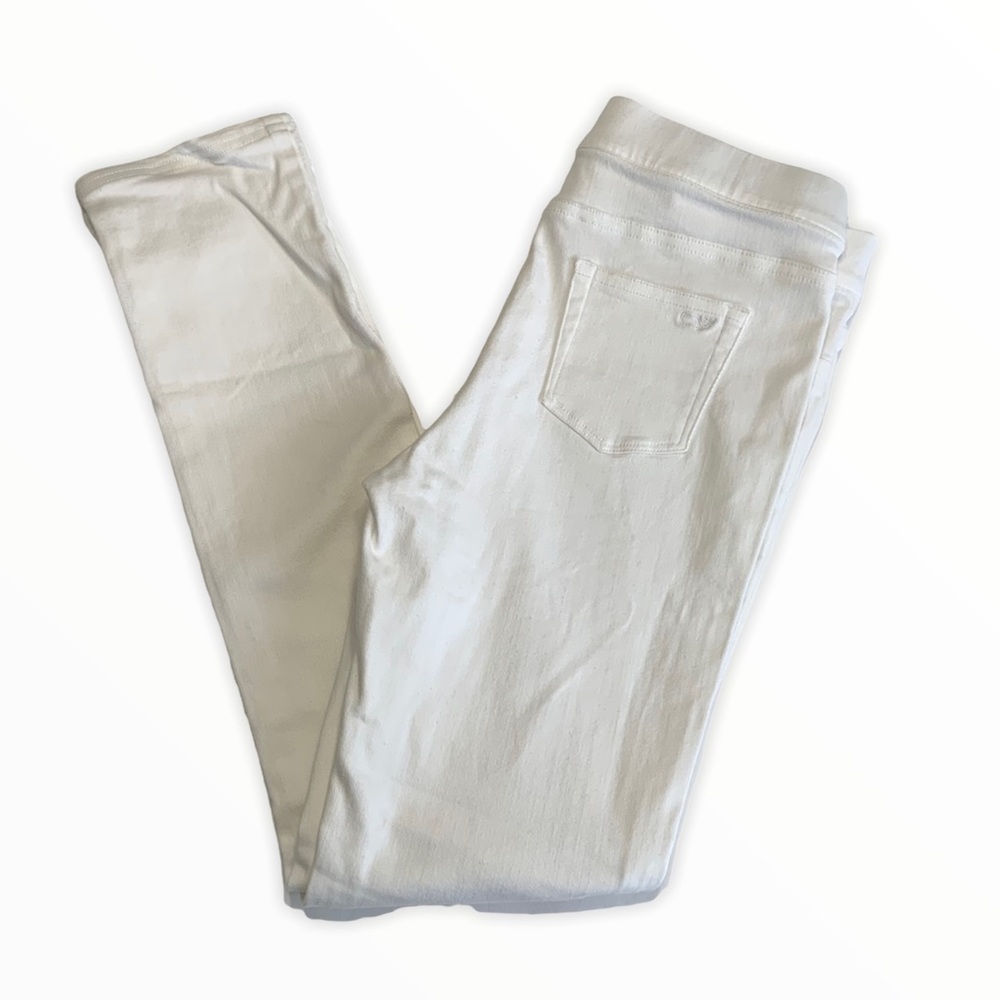 Vineyard Vines White Jeggings (Sz 12)